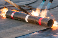 Cooling flat roof sealing